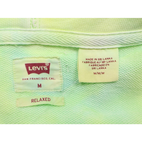 Levi's Men's Relaxed Fit Modern Vintage Scribble Logo Tie Dye Sweatshirt M NEW - Picture 8 of 10